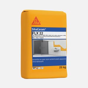SikaCeram FLX 22  25 Kg Çimento Esaslı Esnek Seramik Yapıştırıcı