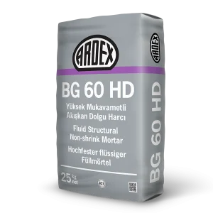 ARDEX BG 60 HD Yüksek Mukavemetli Akışkan Dolgu Harcı