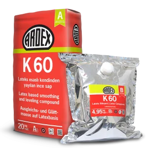 ARDEX K 60 Lateks Esaslı Kendiliğinden Yayılan Şap