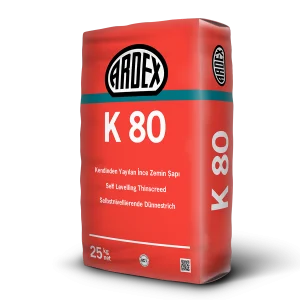 ARDEX K 80 Kendinden Yayılan yüksek mukavemetli ince şap